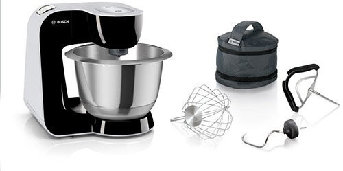 Комбайн Bosch MUM58B00 черный/серебристый