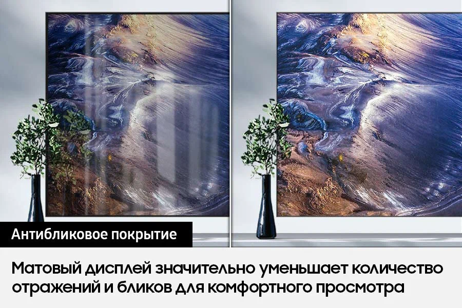 65" Телевизор Samsung QE65QN90CAU 2023 QLED, LED, HDR, Neo QLED, черный/серебристый