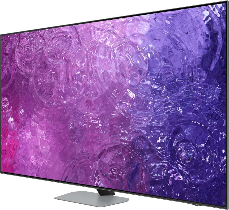 65" Телевизор Samsung QE65QN90CAU 2023 QLED, LED, HDR, Neo QLED, черный/серебристый