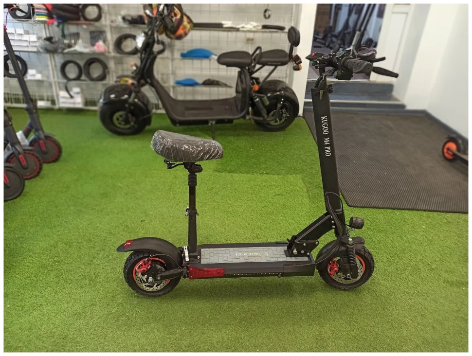 Электросамокат KUGOO M4 Pro 18 Ah, до 160 кг, черный