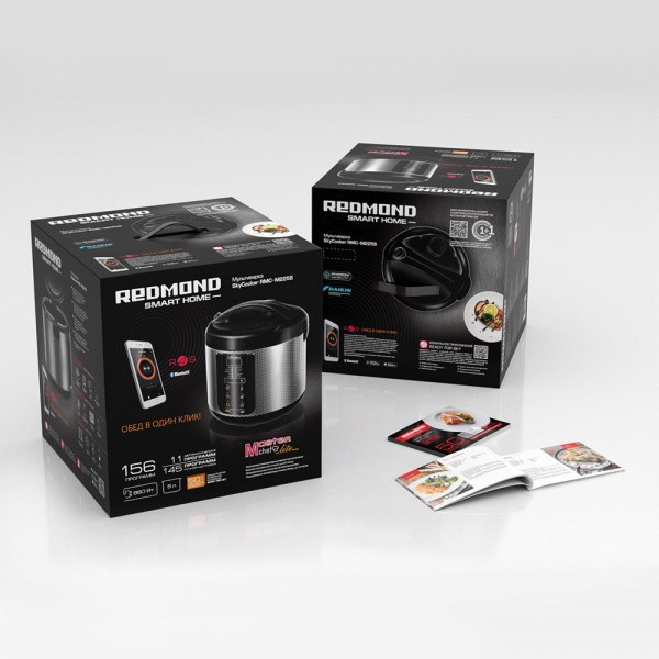 Мультиварка REDMOND SkyCooker M225S, серебристый