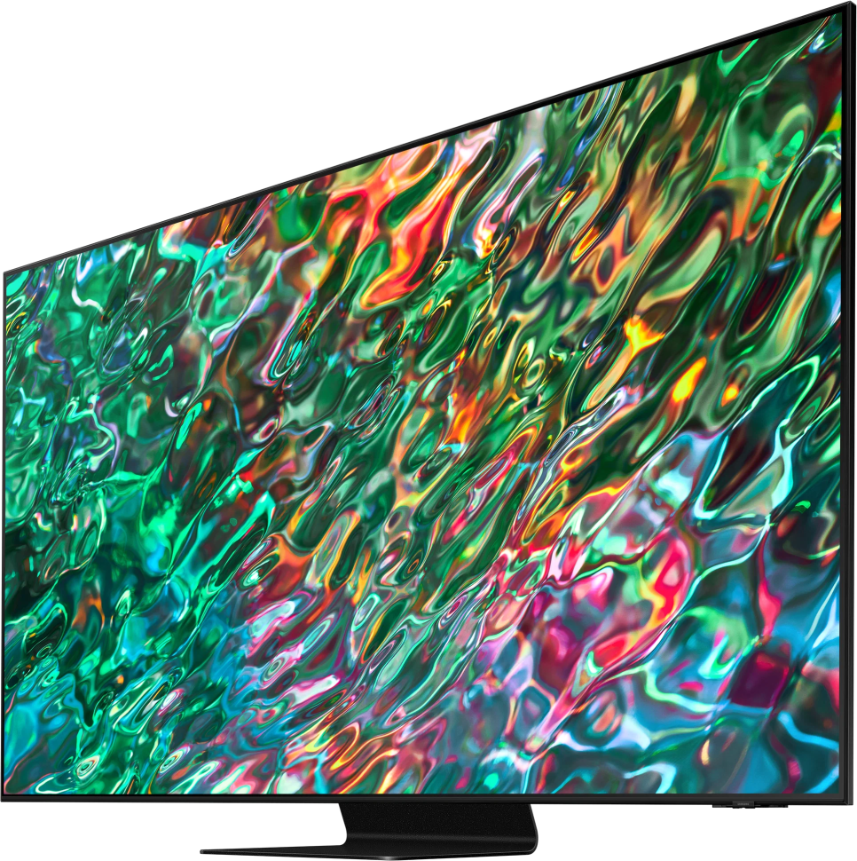 75" Телевизор Samsung QE75QN90BAT 2022 QLED, HDR, чёрный