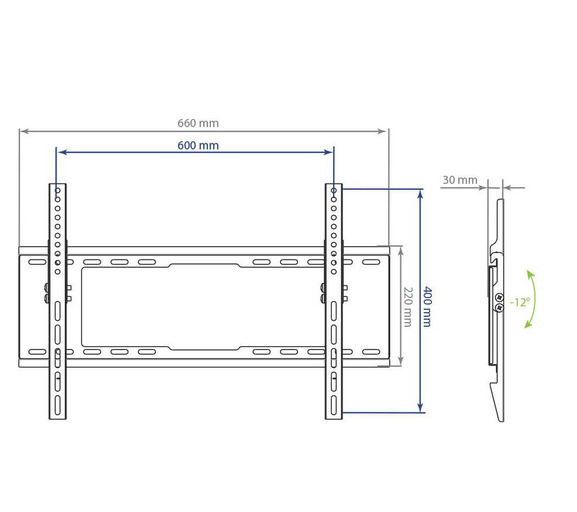 Кронштейн Kromax Ideal 32"-90"