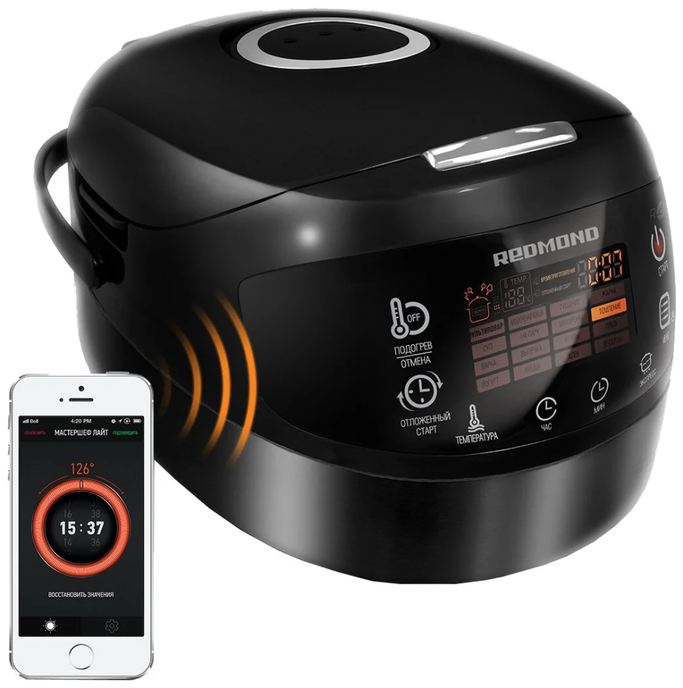 Мультиварка REDMOND SkyCooker RMC-M92S, черный