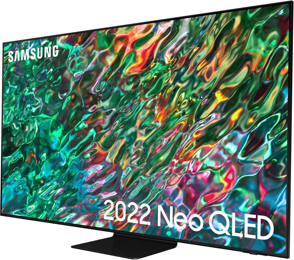 75" Телевизор Samsung QE75QN90BAU 2022 HDR, QLED, LED, Neo QLED, черный