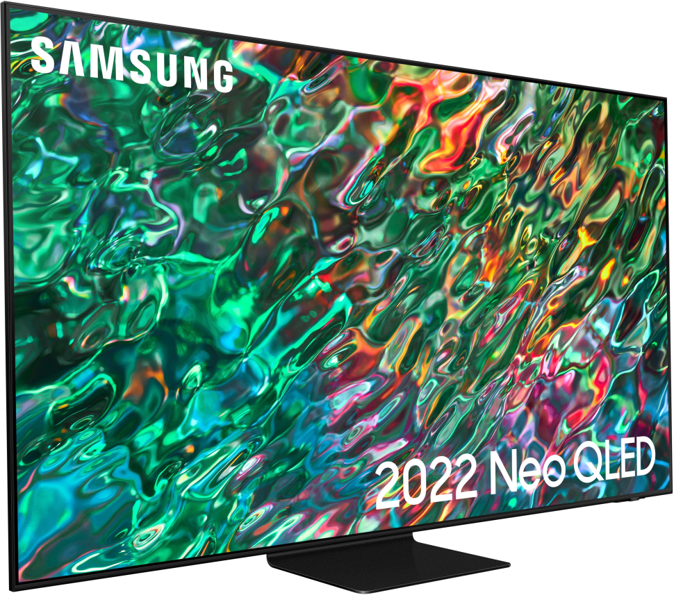 75" Телевизор Samsung QE75QN90BAU 2022 HDR, QLED, LED, Neo QLED, черный