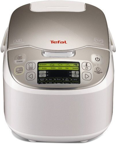 Мультиварка Tefal RK816E32, серебристый/белый