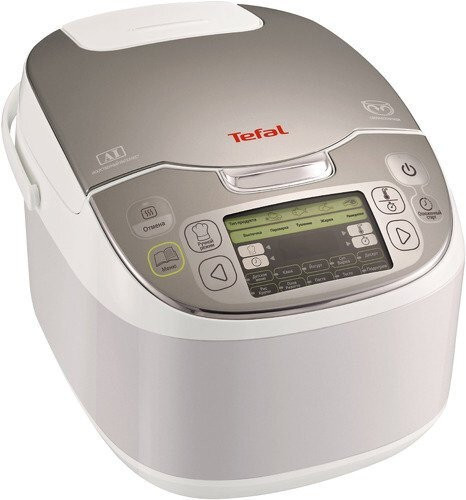 Мультиварка Tefal RK816E32, серебристый/белый