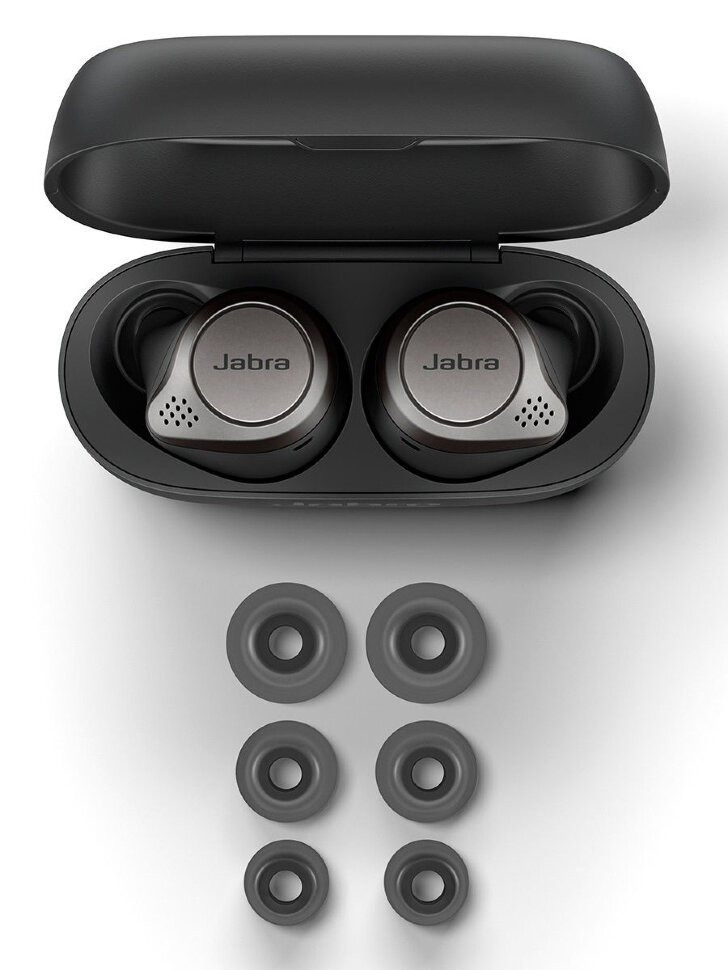 Беспроводные наушники Jabra Elite 75t Titanium Black
