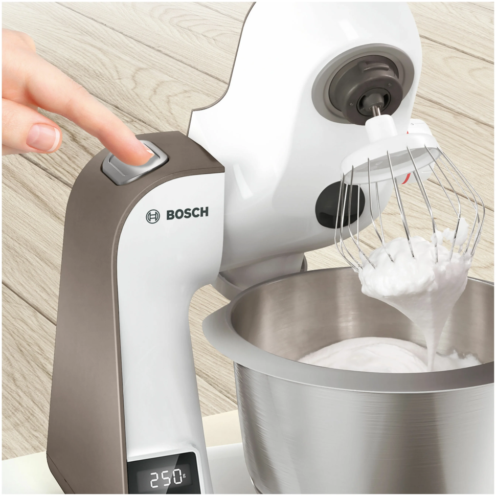 Кухонная машина Bosch MUM5XW10, 1000 Вт, белый/шампань