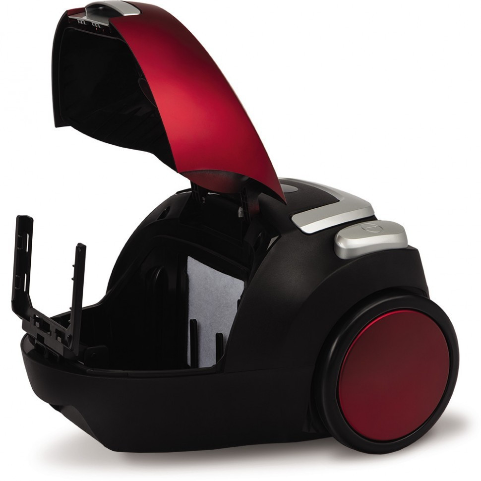 Пылесос Polaris PVB 1604, черный/красный