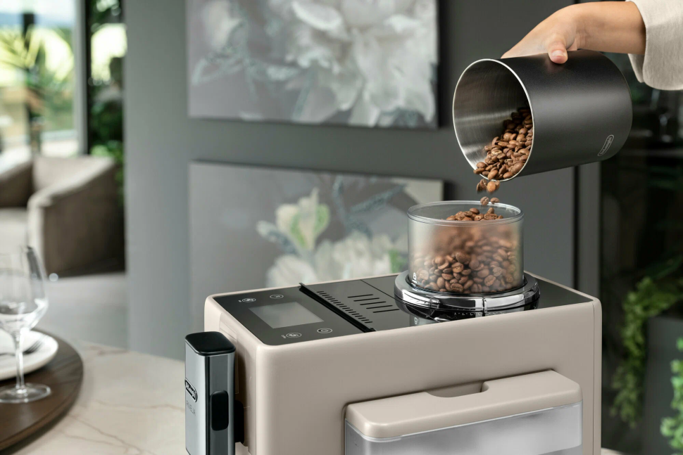 Кофемашина DeLonghi "EXAM440.55" BG , капучино, сенсорное управление, 9.7 кг