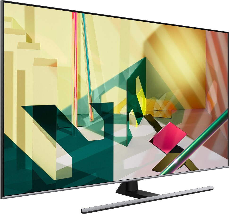 Телевизор QLED Samsung QE55Q77TAU 55" (2020), матовое серебро