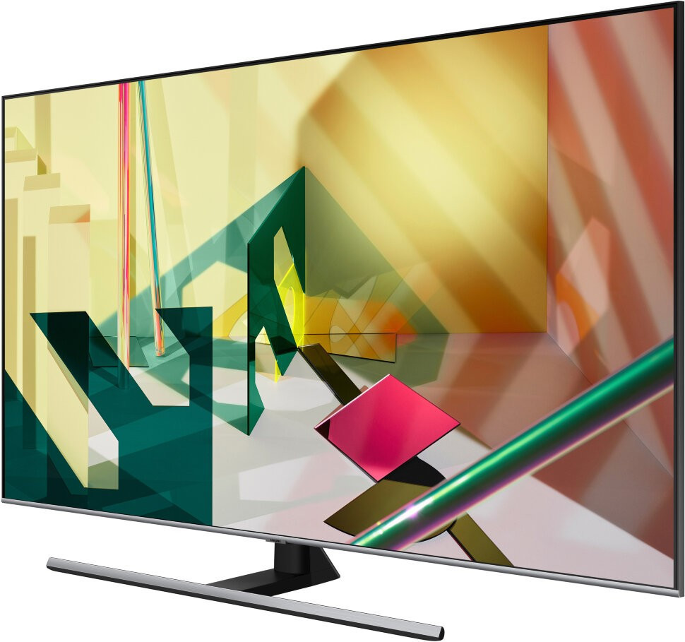 Телевизор QLED Samsung QE55Q77TAU 55" (2020), матовое серебро