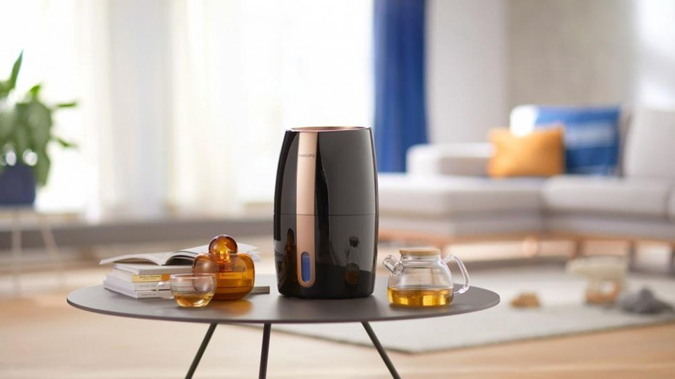 Увлажнитель воздуха Philips HU2718/10, черный медь