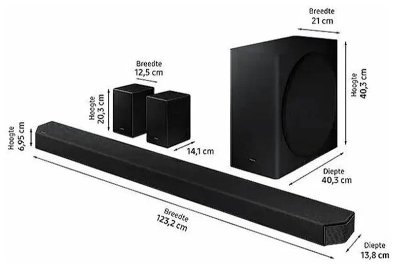 Саундбар Samsung HW-Q990B черный
