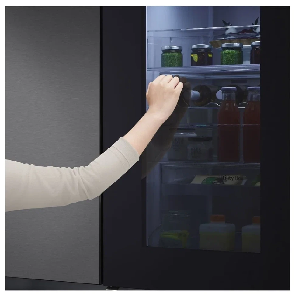 Холодильник LG GC-Q257CBFC, темный графит