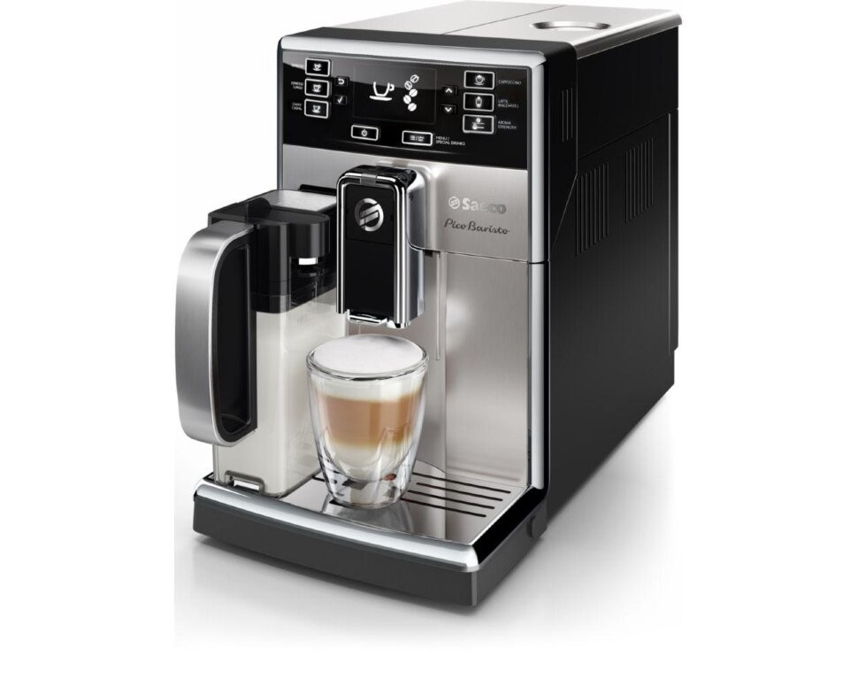 Кофемашина Saeco HD 8928 PicoBaristo, нержавеющая сталь