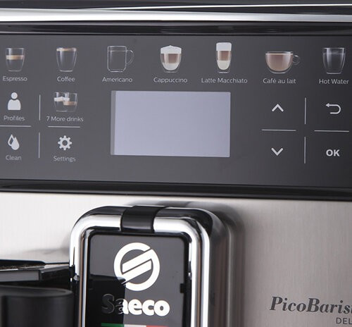 Кофемашина Saeco SM5573 PicoBaristo Deluxe, серебристый