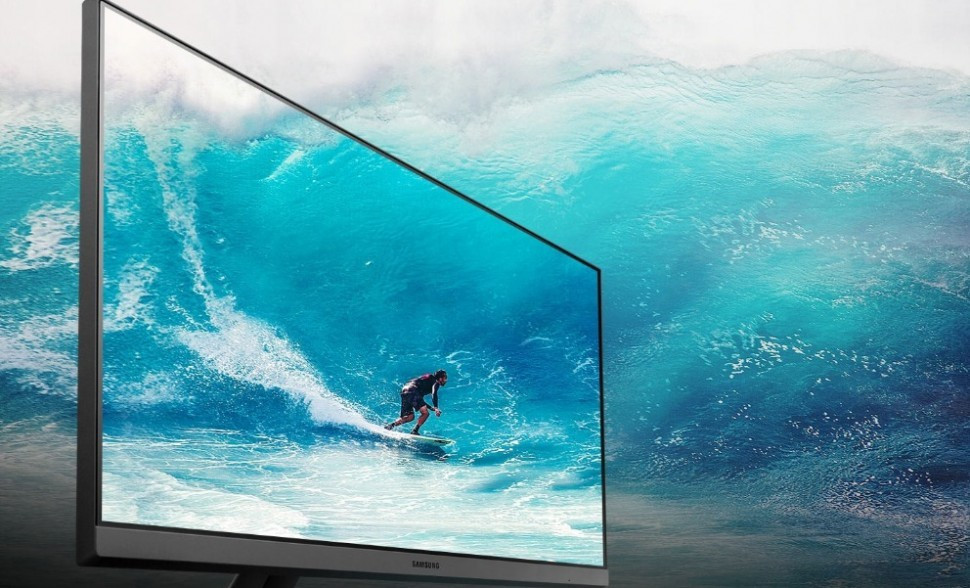 Монитор SAMSUNG LF24T350FHIXCI 23.8", черный