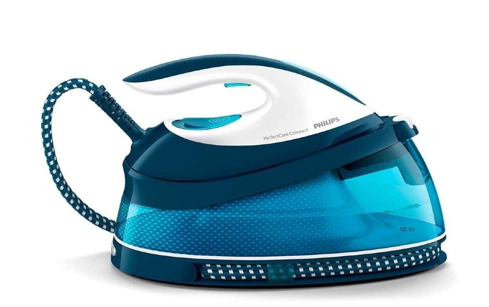 Парогенератор Philips GC7805/20 PerfectCare Compact синий/белый