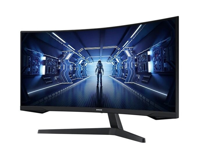 Монитор Samsung Odyssey G5 C34G55TWWI 34", черный