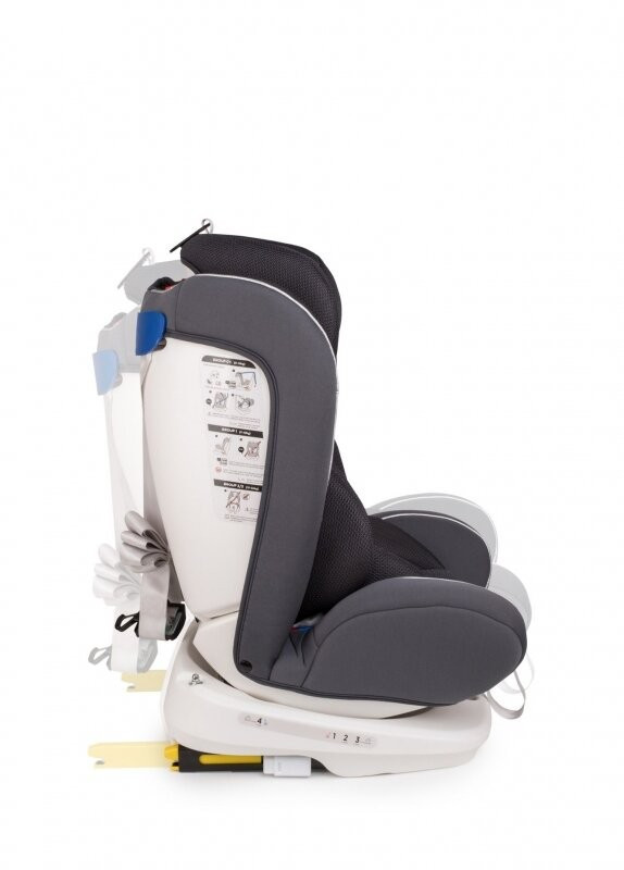 Автокресло группа 0/1/2/3 (до 36 кг) Happy Baby Unix Isofix Серебристый