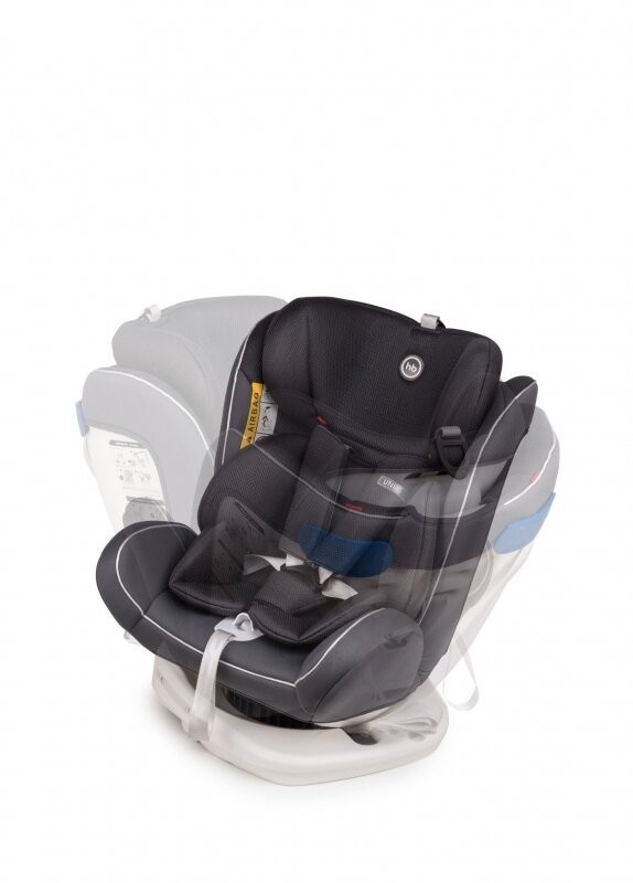 Автокресло группа 0/1/2/3 (до 36 кг) Happy Baby Unix Isofix Серебристый