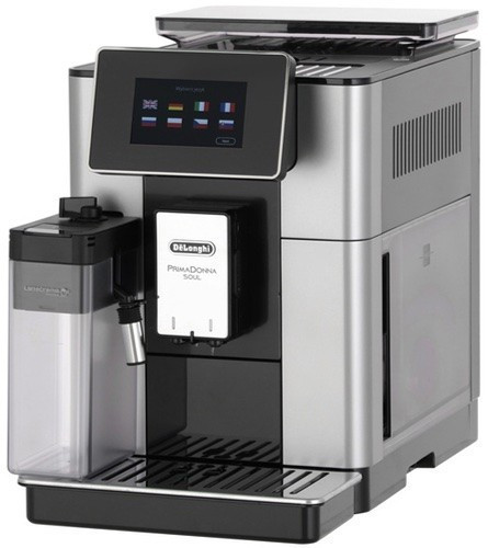 Кофемашина De'Longhi ECAM610.55.SB, серебристый/черный