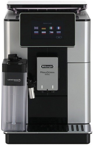Кофемашина De'Longhi ECAM610.55.SB, серебристый/черный