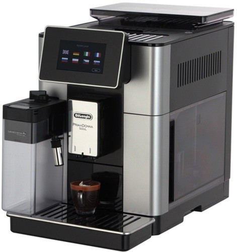 Кофемашина De'Longhi ECAM610.55.SB, серебристый/черный