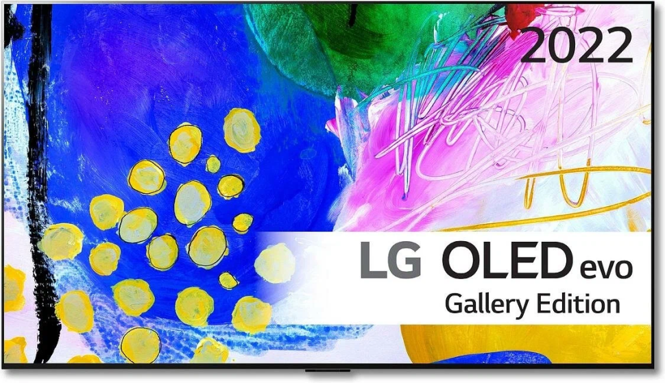 55" Телевизор LG OLED55G2RLA OLED, HDR, атласное серебро
