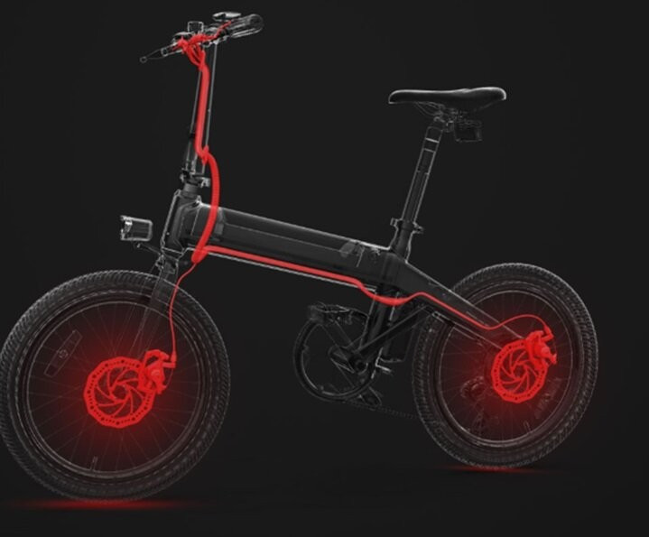 Электровелосипед Xiaomi HIMO C20 Electric Power Bicycle White (Белый)