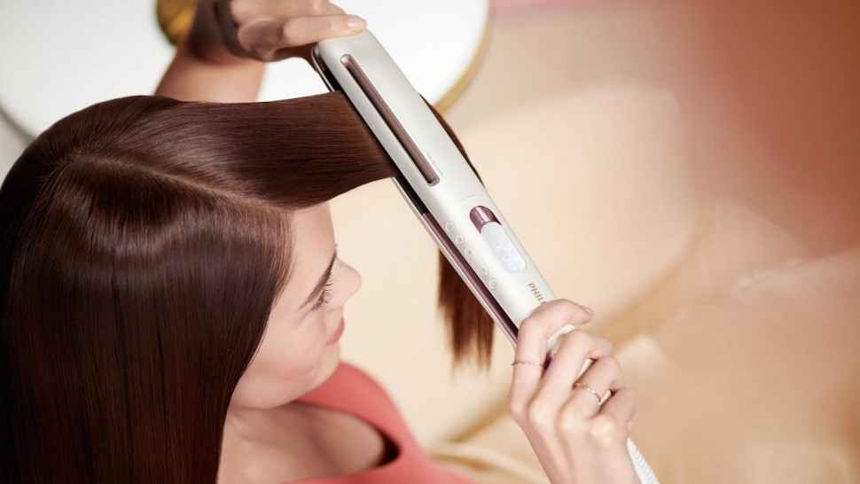 Выпрямитель Philips BHS830 Prestige белый/золотистый