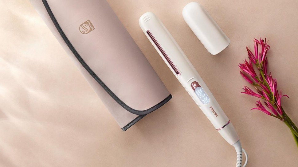 Выпрямитель Philips BHS830 Prestige белый/золотистый