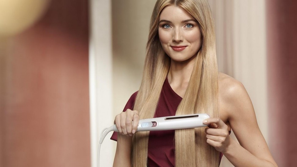 Выпрямитель Philips BHS830 Prestige белый/золотистый