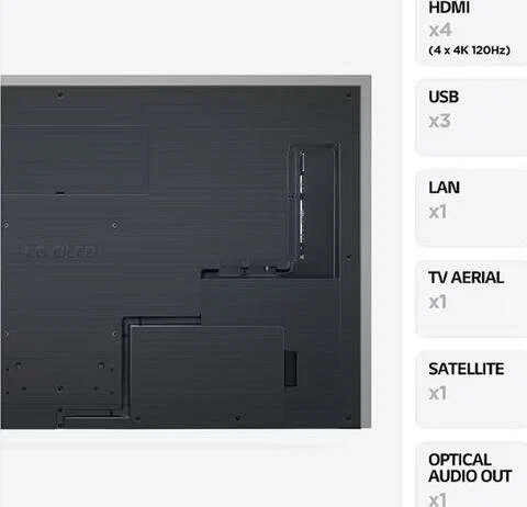 77" Телевизор LG OLED77G3RLA 2023 OLED RU, черный