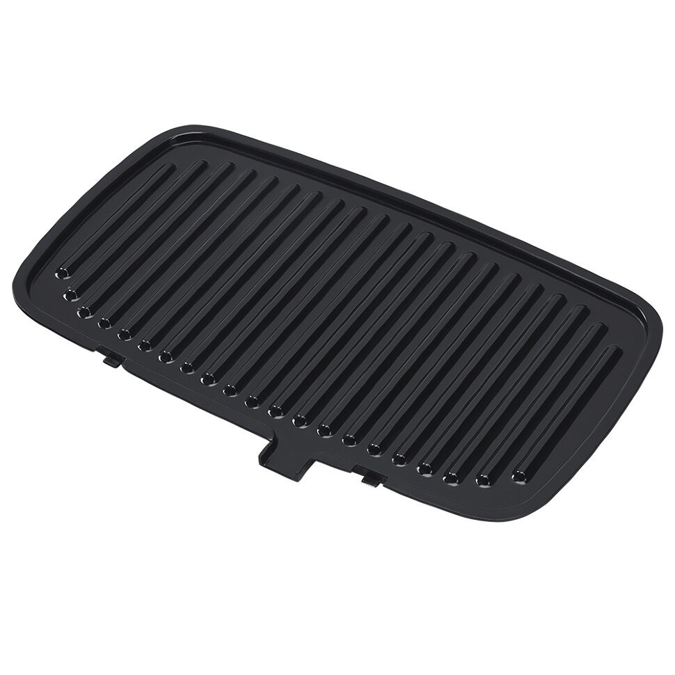 Гриль Polaris PGP 3002DP Optimal Temp, серебристый/черный