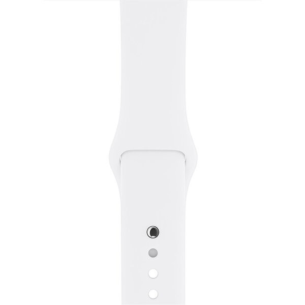 Смарт-часы Apple Watch S3 38mm Silver Al/White Sport Band