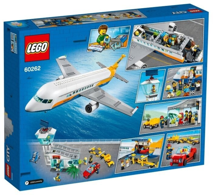 Конструктор LEGO City 60262 Пассажирский самолёт