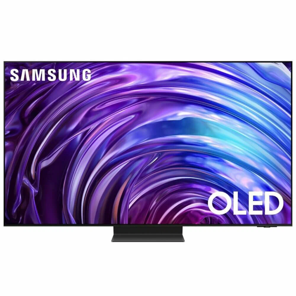 55" Телевизор Samsung QE55S95D, OLED, Ростест, 4K UHD, 144 Гц, Wi-Fi, Bluetooth, чёрный