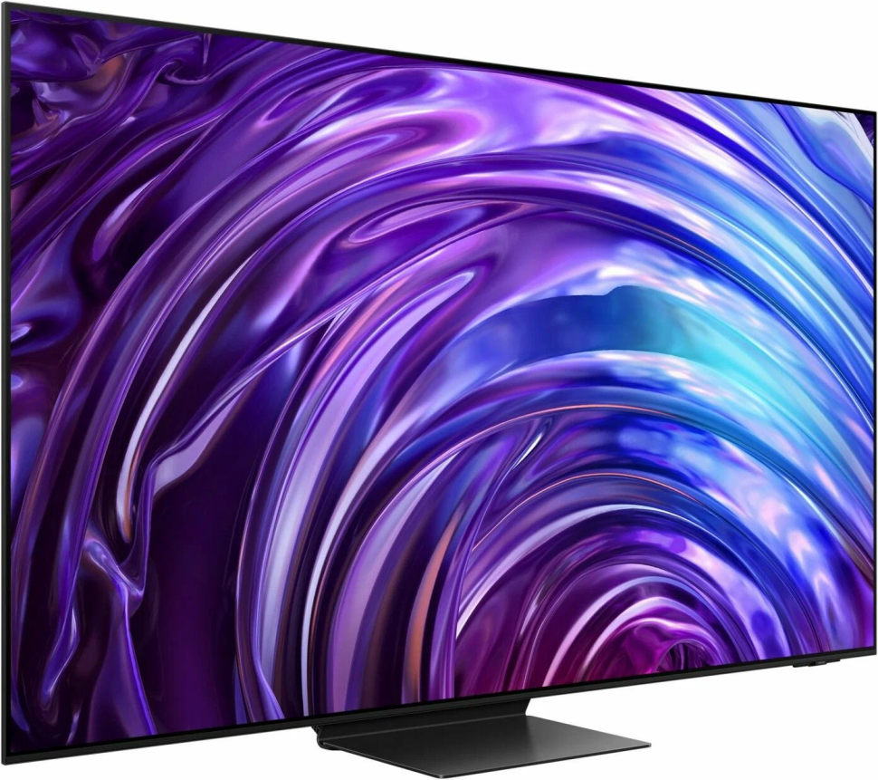 55" Телевизор Samsung QE55S95D, OLED, Ростест, 4K UHD, 144 Гц, Wi-Fi, Bluetooth, чёрный