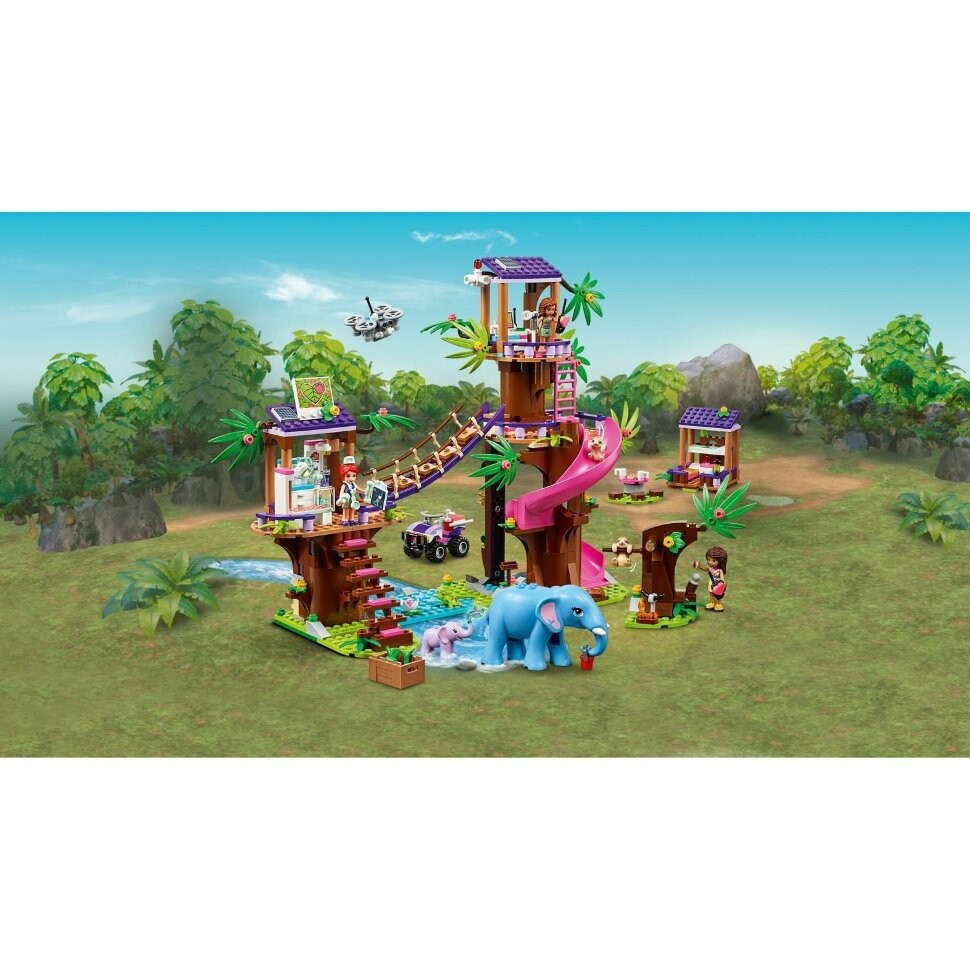 Конструктор LEGO Friends 41424 Джунгли: штаб спасателей