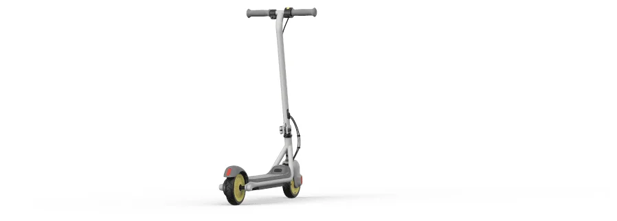 Детский 2-колесный электросамокат Ninebot KickScooter C8, до 50 кг, белый/серый Детский 2-колесный электросамокат Ninebot KickScooter C8, до 50 кг, белый/серый